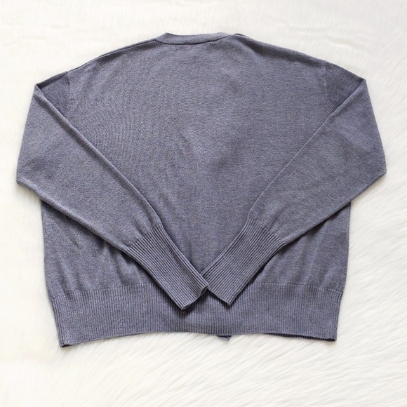 Cinq A Sept Tous Les Jours Gaetana Silk Cashmere Ruffle Trim Cardigan Sweater - Picture 11 of 13